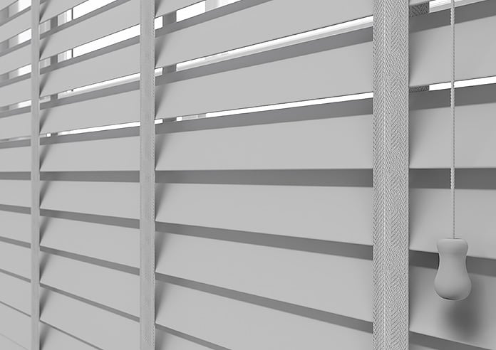 Ecowood Deluxe, Tranquil Grey Satin - Motorised Venetian Blind - Image 4
